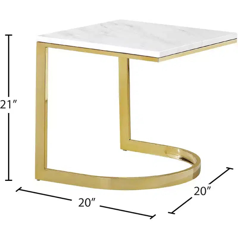 Table d'appoint London Gold