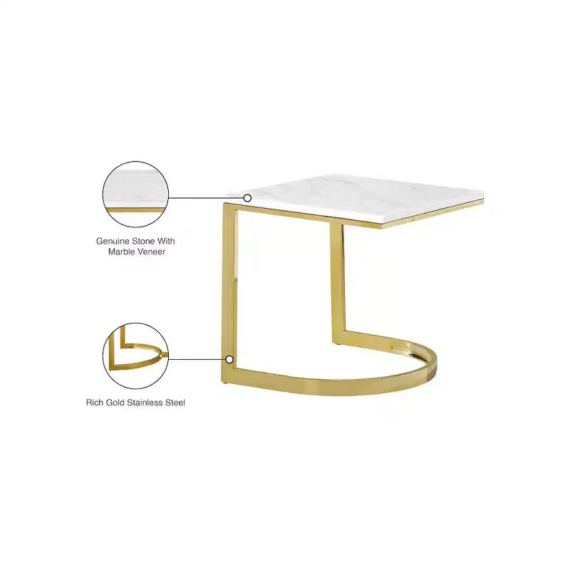 Table d'appoint London Gold