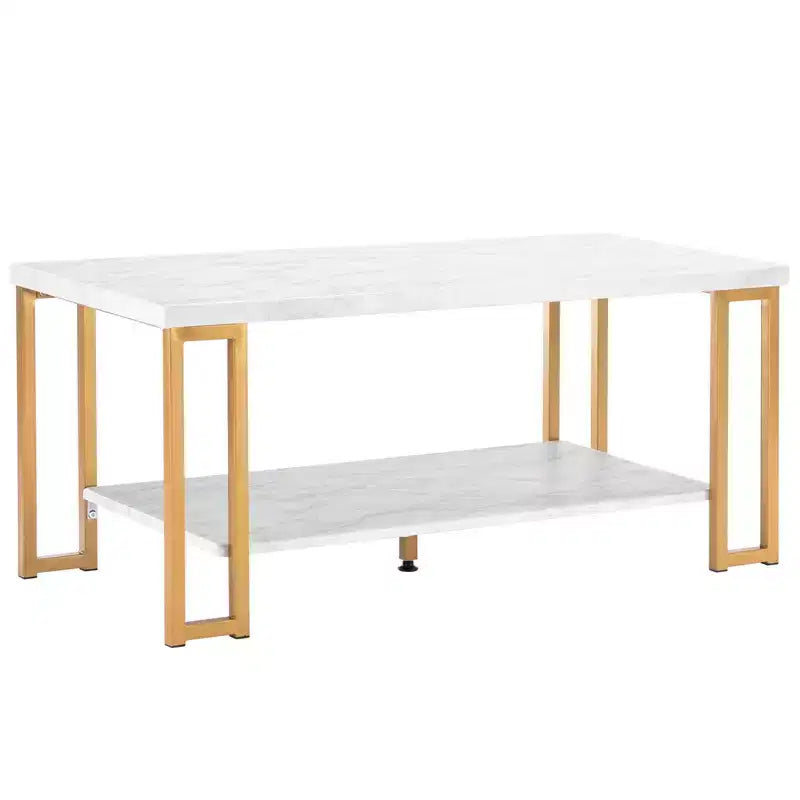 Table basse à plateau en marbre