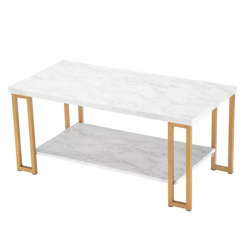 Table basse à plateau en marbre