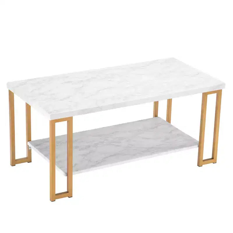 Table basse à plateau en marbre