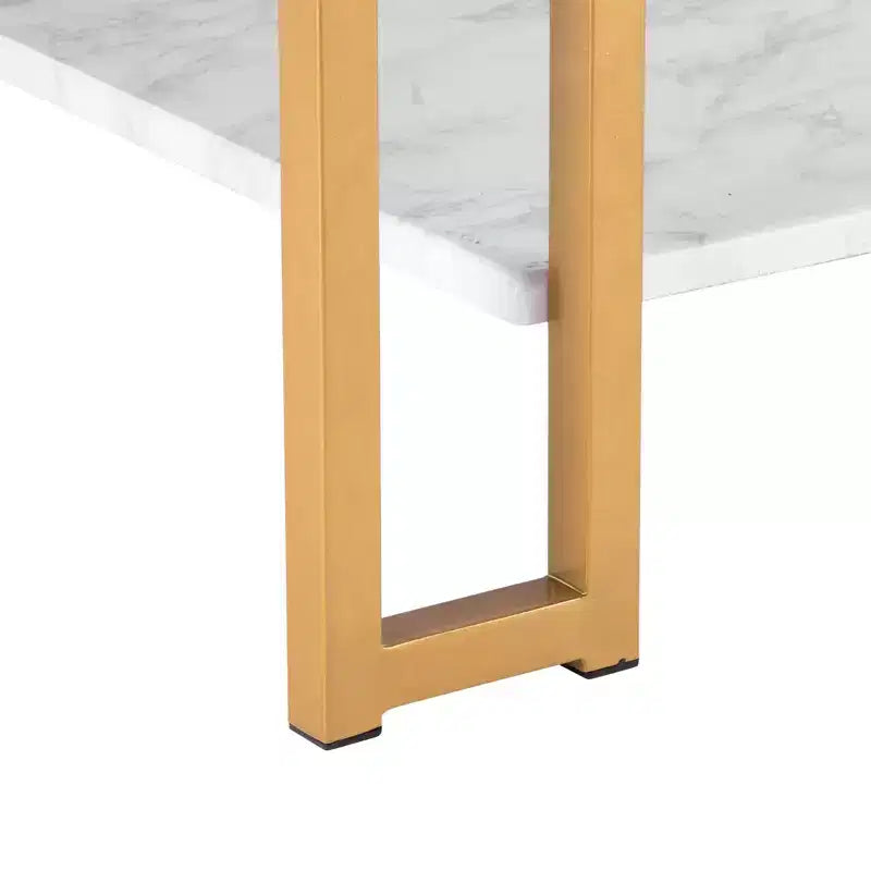Table basse à plateau en marbre
