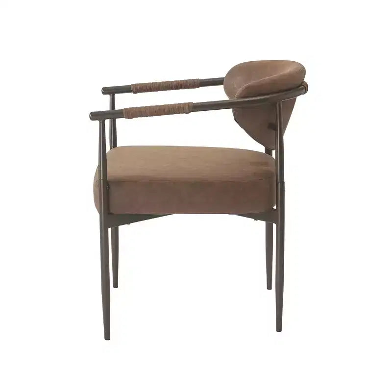 Chaises de salle à manger Moriel modernes rembourrées avec dossier incurvé (Lot de 2)