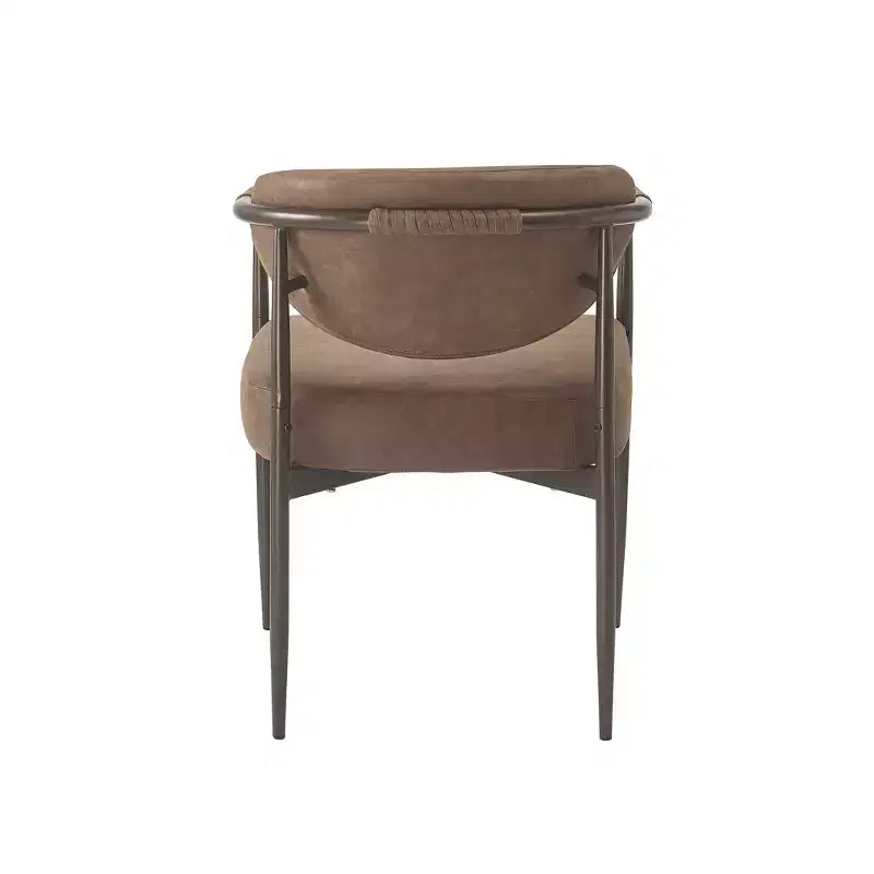 Chaises de salle à manger Moriel modernes rembourrées avec dossier incurvé (Lot de 2)