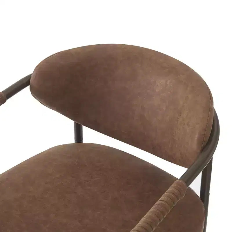 Chaises de salle à manger Moriel modernes rembourrées avec dossier incurvé (Lot de 2)