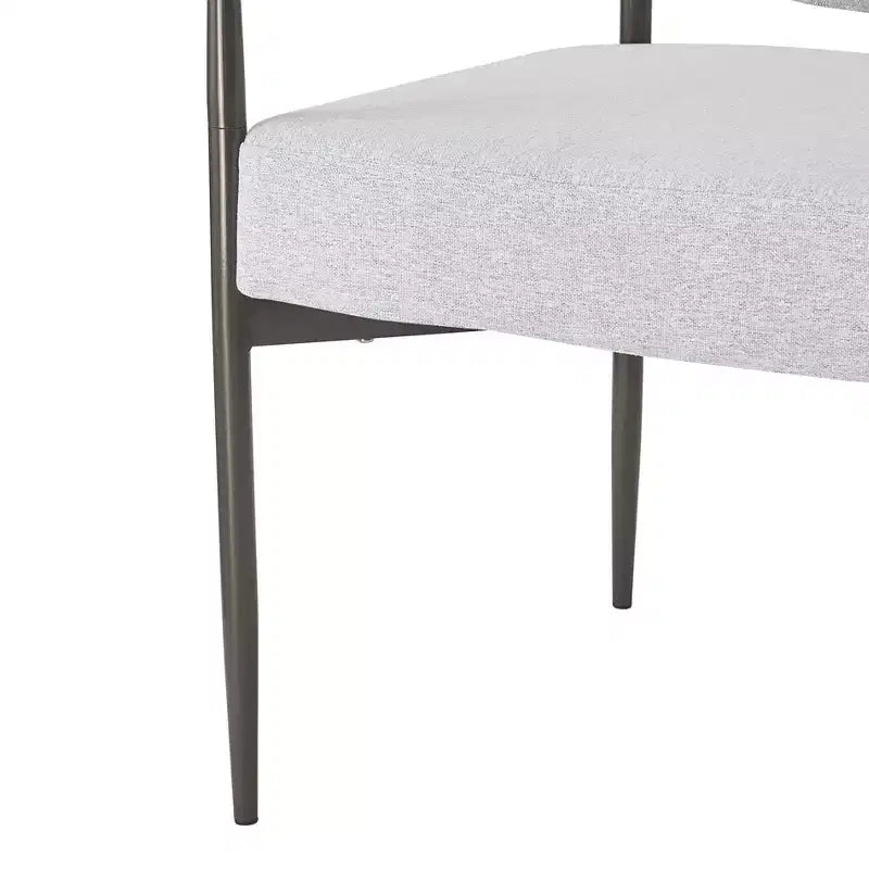 Chaises de salle à manger Moriel modernes rembourrées avec dossier incurvé (Lot de 2)