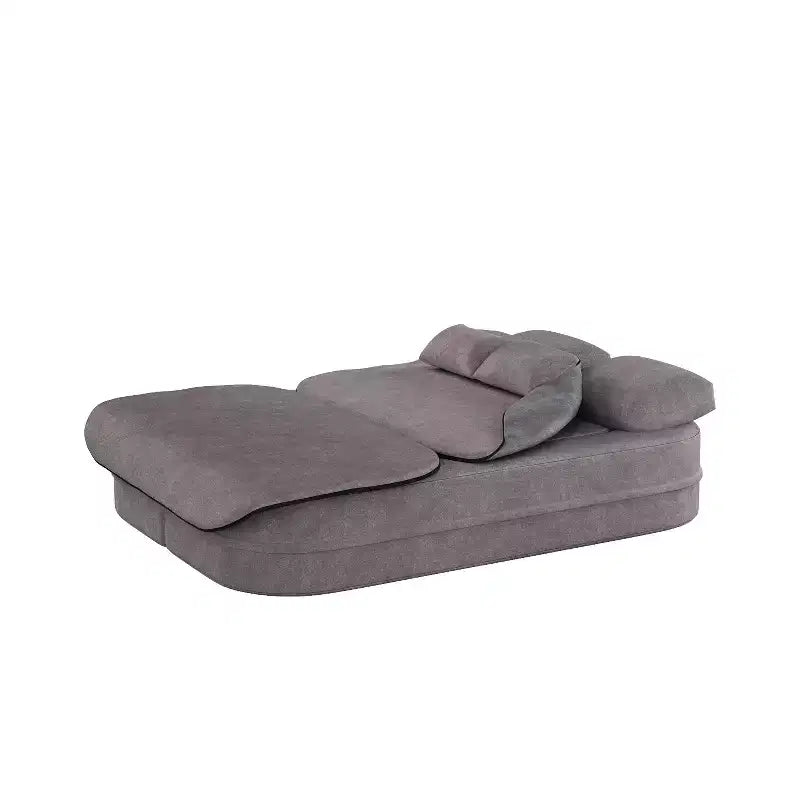 Canapé-lit pliable 2-en-1 de 75'', divan de sol convertible avec coussin en mousse et couverture multifonctionnelle pour salon, chambre à coucher ou studio