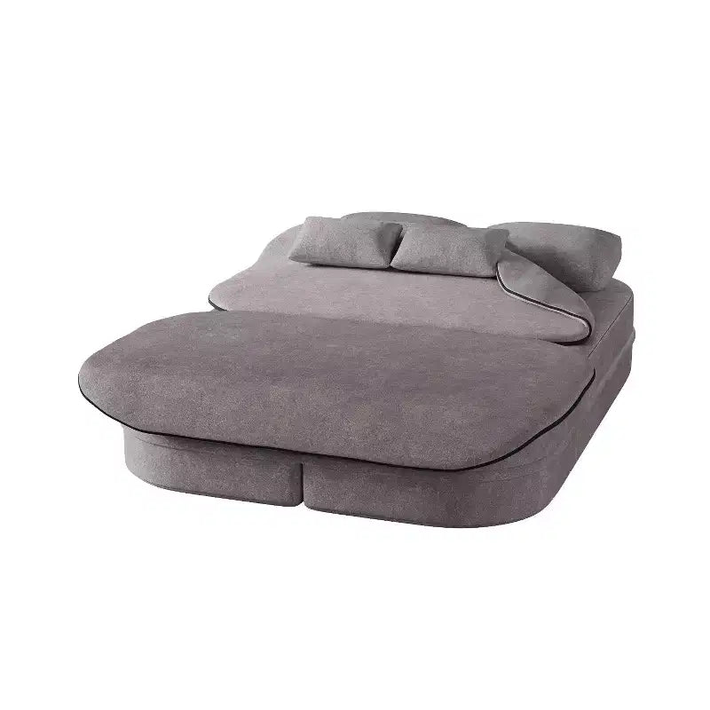 Canapé-lit pliable 2-en-1 de 75'', divan de sol convertible avec coussin en mousse et couverture multifonctionnelle pour salon, chambre à coucher ou studio