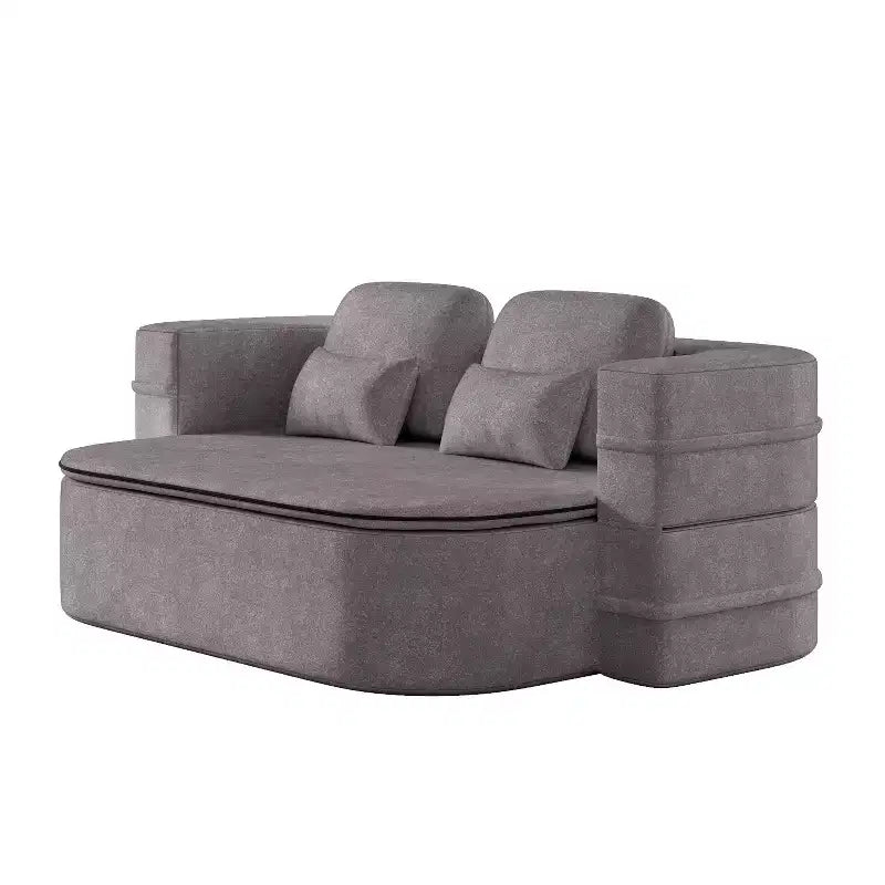 Canapé-lit pliable 2-en-1 de 75'', divan de sol convertible avec coussin en mousse et couverture multifonctionnelle pour salon, chambre à coucher ou studio