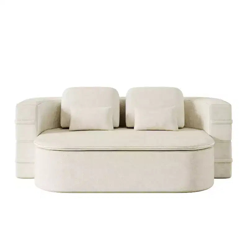 Canapé-lit pliable 2-en-1 de 75'', divan de sol convertible avec coussin en mousse et couverture multifonctionnelle pour salon, chambre à coucher ou studio
