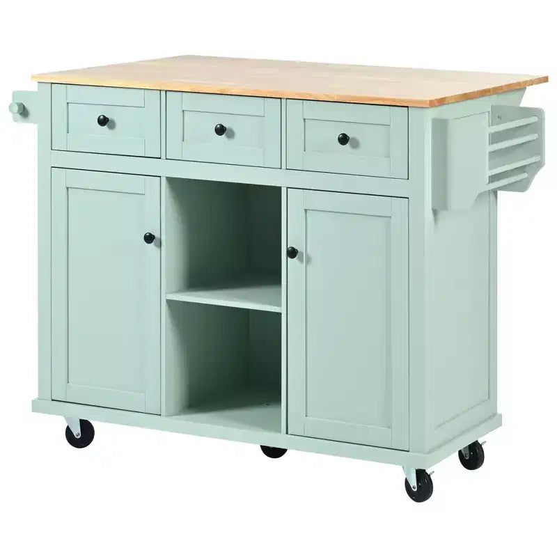 Meuble de rangement, Meuble de cuisine avec 5 roulettes, 2 portes et étagères de rangement internes, Meuble pour salle à manger, cuisine