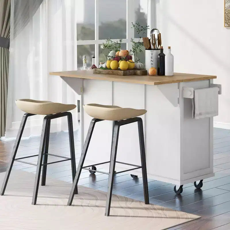 Meuble de rangement, Meuble de cuisine avec 5 roulettes, 2 portes et étagères de rangement internes, Meuble pour salle à manger, cuisine