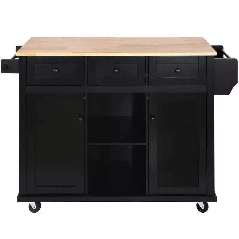 Meuble de rangement, Meuble de cuisine avec 5 roulettes, 2 portes et étagères de rangement internes, Meuble pour salle à manger, cuisine