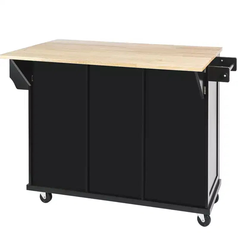 Meuble de rangement, Meuble de cuisine avec 5 roulettes, 2 portes et étagères de rangement internes, Meuble pour salle à manger, cuisine